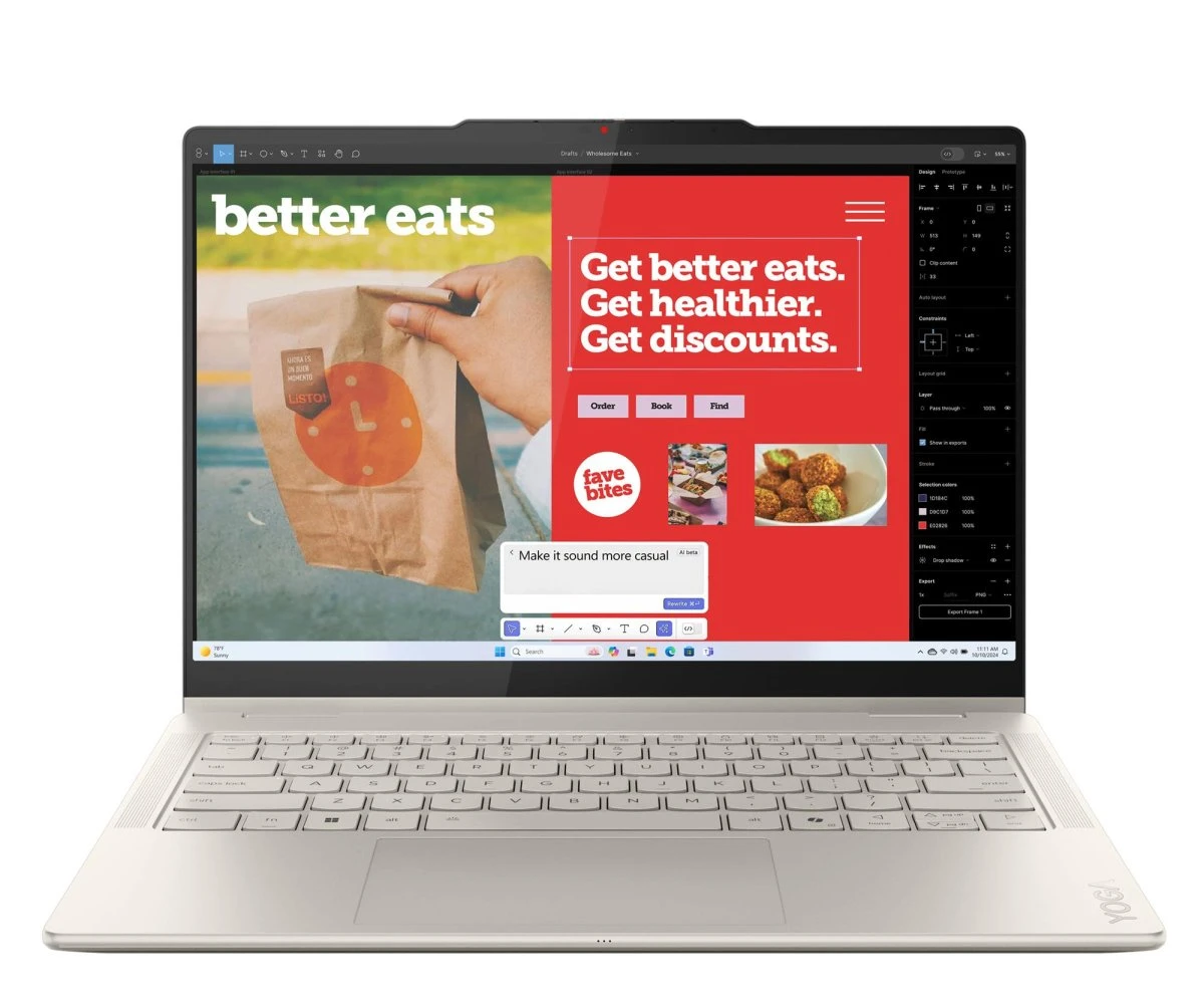 Lenovo Yoga 7-14 Ryzen AI 7-350/16GB/512/Win11 OLED (83JR008LPB) Назначение продукта: NPU -