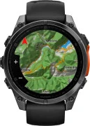 Смарт-годинник Garmin Fenix 8 47mm AMOLED Slate Gray з чорним силіконовим ремінцем (010-02904-00/09)
