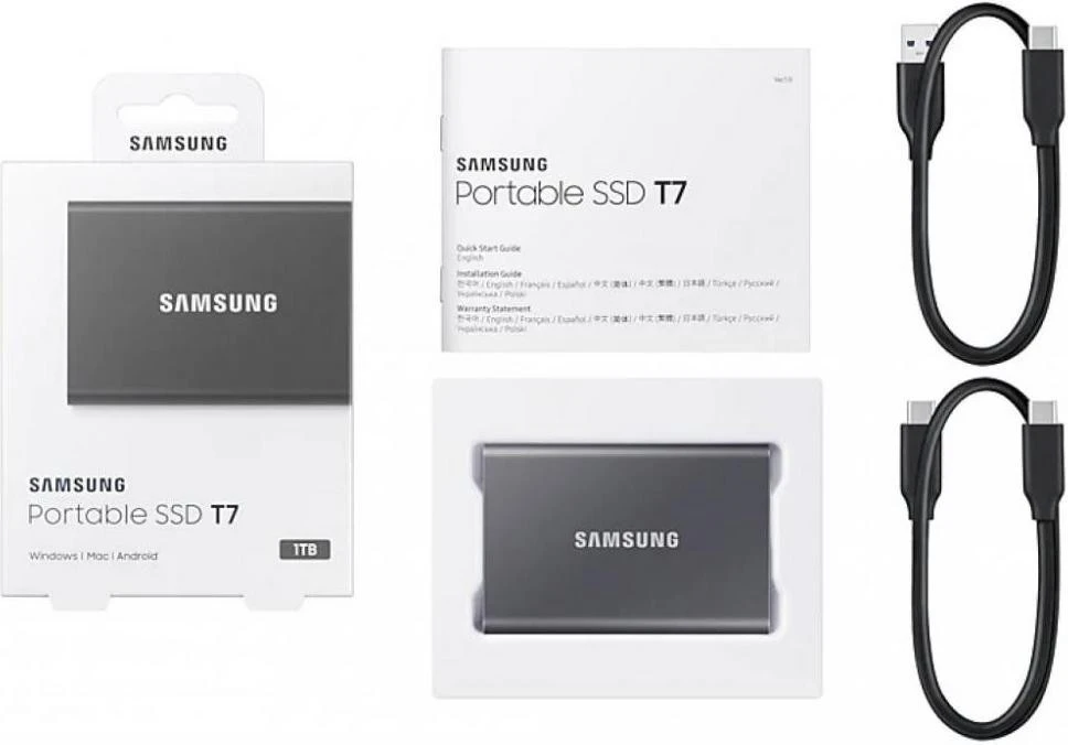 Samsung T7 2 TB Titan Gray (MU-PC2T0T/WW)