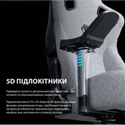 Anda Seat Kaiser 3 Pro Fabric Size XL Gray (AD12YDC-XL-01-G-PV/F-G02) (UA)