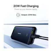 Baseus 10000mAh PicoGo 20W PD, QC, USB-A, 2*USB-C, Black (P10076801123-00) (UA)