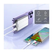 Choetech Magnetic Wireless 5000mAh 10W, USB-A,USB-C In/Out (B655 / 6932112104779) (UA)