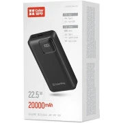 ColorWay 20 000 mAh Optimal Power PD/22.5W, QC/3.0, Black (CW-PB200LPB5BK-PDD) (UA)