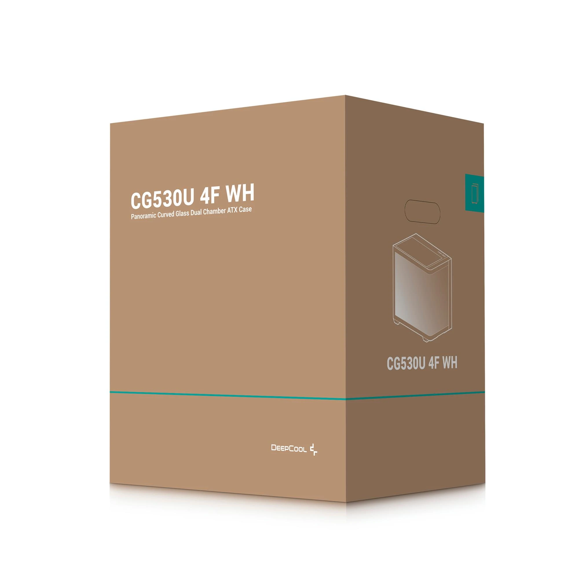 DeepCool CG530U 4F White (R-CG530U-WHAGA4-G) без БП (UA) Типорозмір: Midi-Tower; Форм-фактор