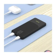 Dudao 10000mAh K10 12W, 2*USB-A, USB-C(IN), Black (6977196682164) (UA)