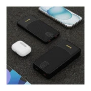 Dudao 10000mAh K10 12W, 2*USB-A, USB-C(IN), Black (6977196682164) (UA)