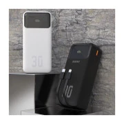 Dudao 30000mAh K15 MAX 22.5W, PD, QC, USB-A, Lightning, USB-C(In/Out), with USB-C/Lightning cables (6977196682478) (UA)