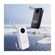 Dudao K13Pro 20000mAh 22,5W PD, QC, with built-in USB-C/Lightning cables (6977196680276) (UA)