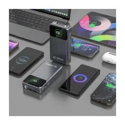 Dudao K31Pro 20000mAh 45W PD, QC, with built-in USB-C/Lightning cables (6977196682010) (UA)