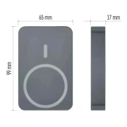 EMOS 10000mAh WI1046, 20W, Wireless, grey (B0551GY) (UA)