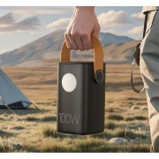 HOCO 60000mAh Astrum PD/100W, QC/3.0, LED lamp, Black (DB160 / 714724) (UA)