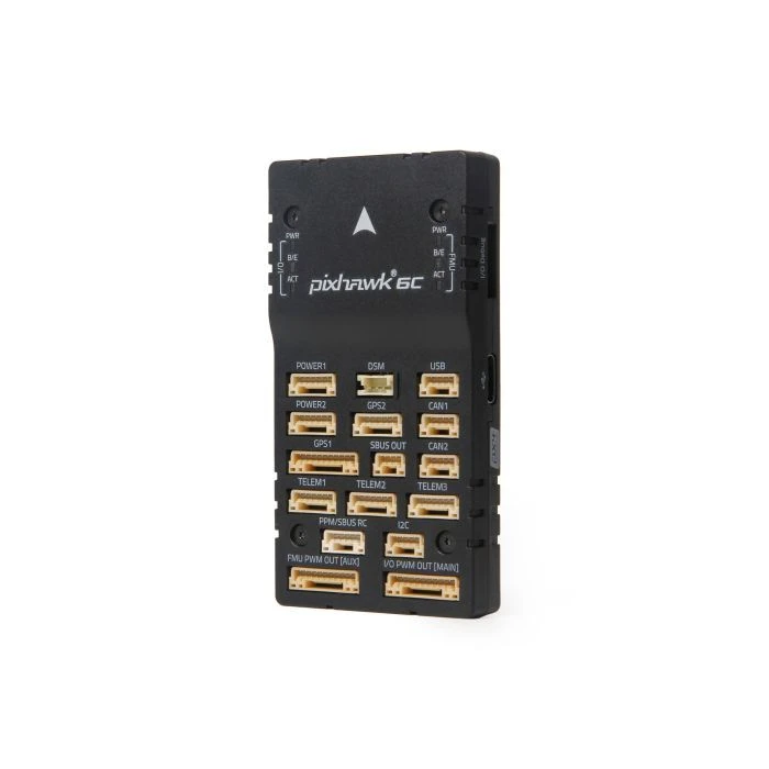 Полетный контроллер (FC) Holybro Pixhawk 6C (plastic case) (11054) (UA) Процессор: STM32H743; Вес: 34.6 г;