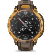 Смарт-годинники Garmin Instinct Crossover AMOLED, BronzeSunburst/Cocoa, GPS смарт-годинник (010-03398-01) (UA)