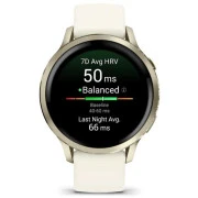 Смарт-годинники Garmin Venu 4 (41mm), Бежевий з Лунним Золотом + Кістка, GPS смарт-годинник (010-03013-00) (UA)