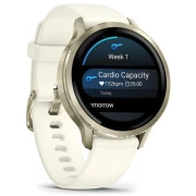 Смарт-годинники Garmin Venu 4 (41mm), Бежевий з Лунним Золотом + Кістка, GPS смарт-годинник (010-03013-00) (UA)