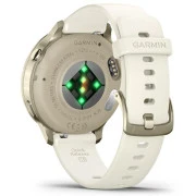 Смарт-годинники Garmin Venu 4 (41mm), Бежевий з Лунним Золотом + Кістка, GPS смарт-годинник (010-03013-00) (UA)