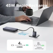 Ugreen 20000mAh 45W with Built-in Cable (PB536 55988B) (UA)