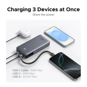Ugreen 20000mAh 45W with Built-in Cable (PB536 55988B) (UA)