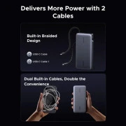 Ugreen 25000mAh 165W DualCable (PB552 55995B) (UA)