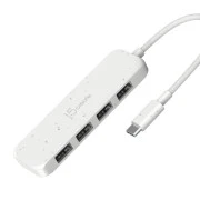 USB-хаб J5create 4 USB-A White (JCH341EW-N) (UA)
