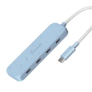 USB-хаб J5create 4 USB-C Cyan (JCH345EC-N) (UA)
