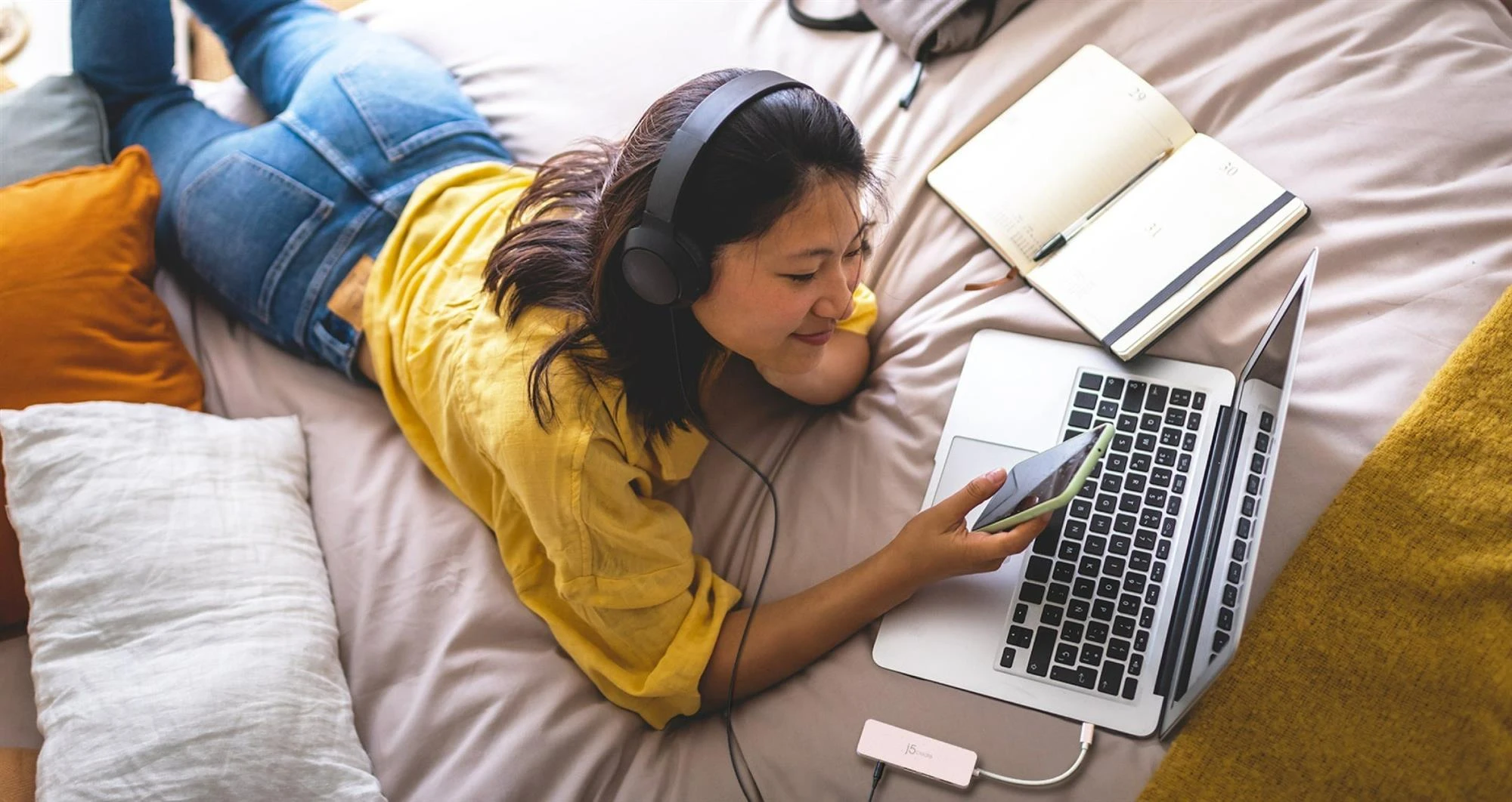 USB-хаб J5create USB-C 6-в-1 Rose (JCD373ER-N) (UA) Тип: USB-хаб; Форм-фактор: внешний;