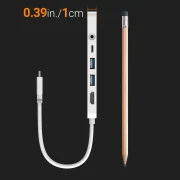 USB-хаб J5create USB-C 6-в-1 Білий (JCD373-N) (UA)