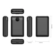VEGER 20000mAh S20 22.5W PD/3/0 QC/3.0 black (6970453554198) (UA)