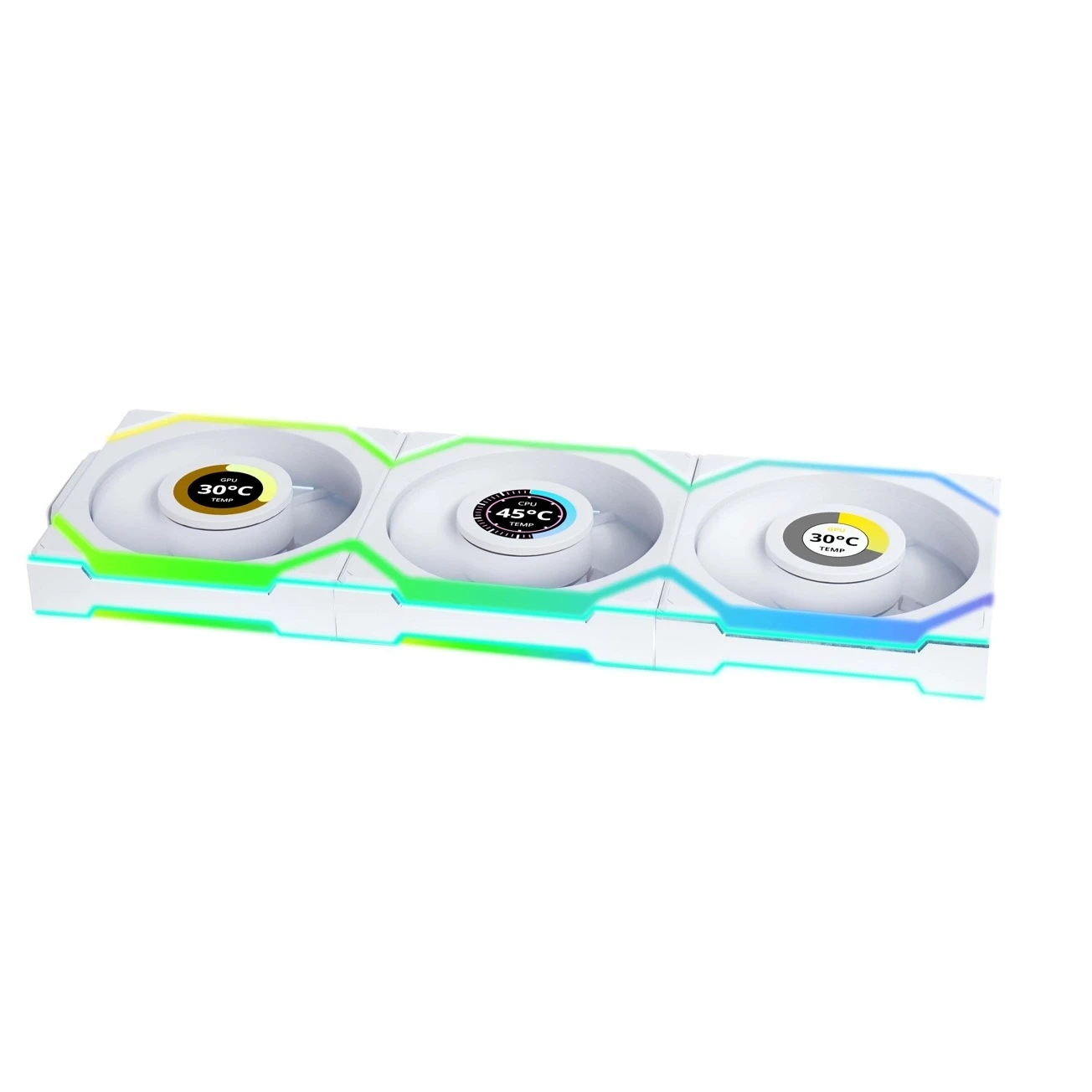 Вентилятор Lian Li Uni Fan SL Wireless LCD 120-3 Reverse White (G99.12RSLLCD1W3W.00) (UA)