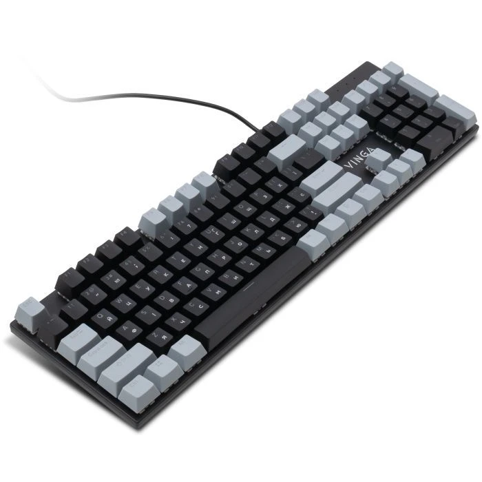 Vinga KBGM-090 LED Blue Switch USB Grey/Black (KBGM-090BL Grey/Black) (UA)
