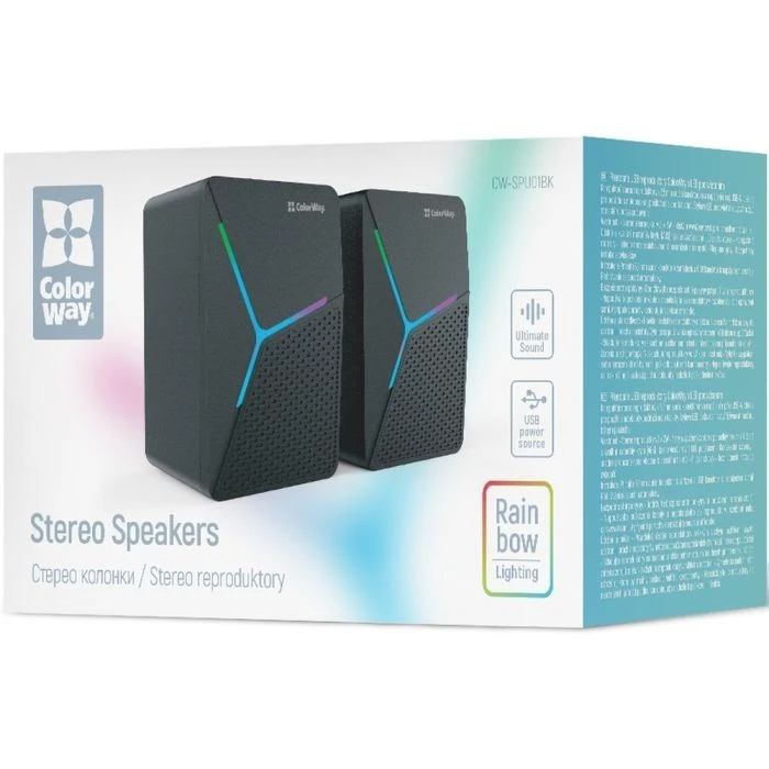 Акустическая система ColorWay CW-SPU01BK Black (CW-SPU01BK) (UA)