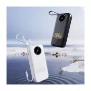 Dudao K13Pro 20000mAh 22,5W PD, QC, with built-in USB-C/Lightning cables (6977196680276) (UA)