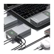 Dudao K31Pro 20000mAh 45W PD, QC, with built-in USB-C/Lightning cables (6977196682010) (UA)