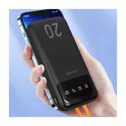 Dudao K6Pro+ 20000mAh 10W with USB-C/Lightning/MicroUSB/USB-A cables (6977196682393) (UA)