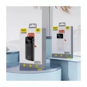 Dudao K6Pro+ 20000mAh 10W with USB-C/Lightning/MicroUSB/USB-A cables (6977196682393) (UA)