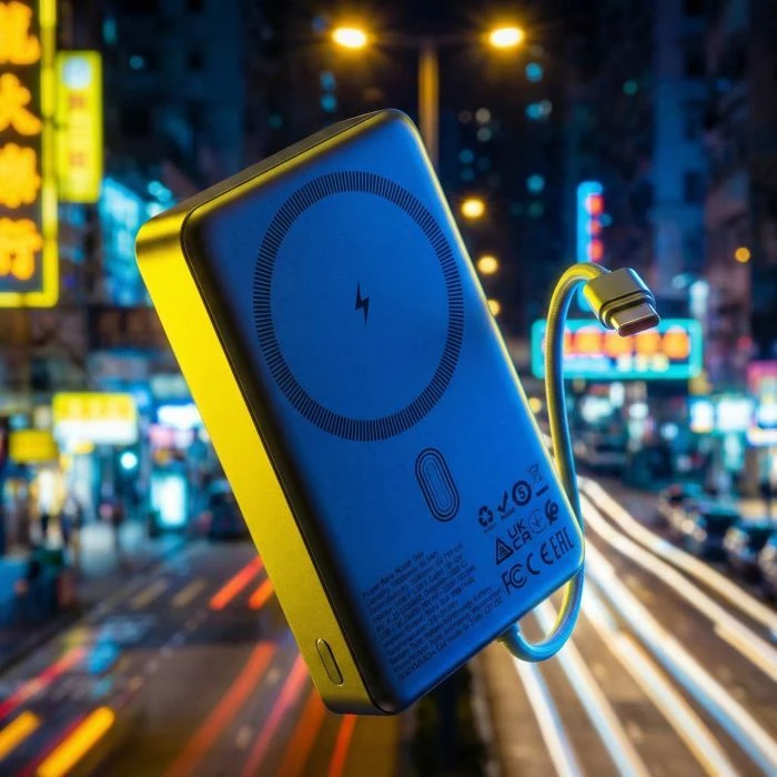 HOCO 10000 mAh Origen Dual PD/20W Magnetic with cable Type-C Metal Gray (Q44 / 714983) (UA)