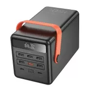 HOCO 100000mAh Max Centurion PD/65W, QC, LED Lamp, Black (DB03 / 714722) (UA)