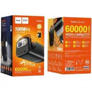 HOCO 60000mAh Astrum PD/100W, QC/3.0, LED lamp, Black (DB160 / 714724) (UA)
