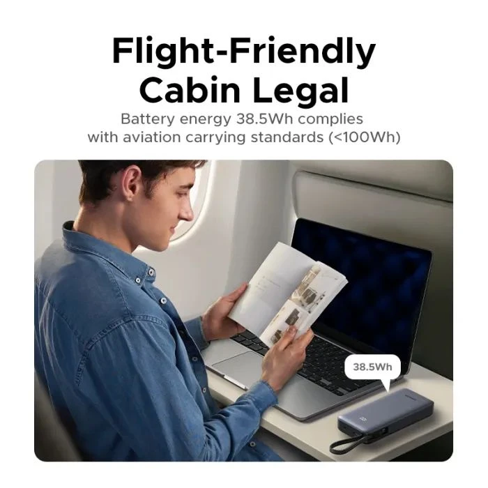 Ugreen 20000mAh 45W with Built-in Cable (PB536 55988B) (UA)