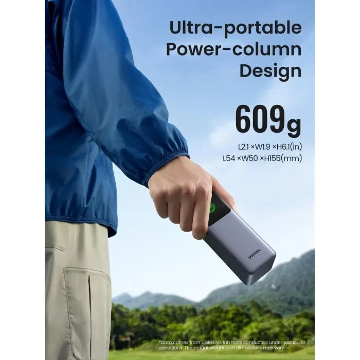 Ugreen 25000mAh 200W Nexode Smart Display (PB722 35525B) (UA)