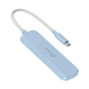 USB-хаб J5create 2 USB-A/2 USB-C Cyan (JCH342EC-N) (UA)