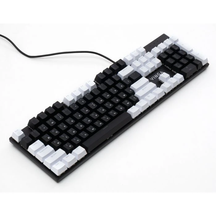 Vinga KBGM-095 LED Brown Switch USB White/Black (KBGM-095BR White/Black) (UA)