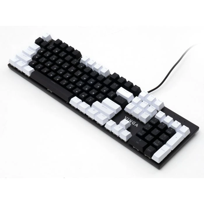 Vinga KBGM-095 LED Brown Switch USB White/Black (KBGM-095BR White/Black) (UA)