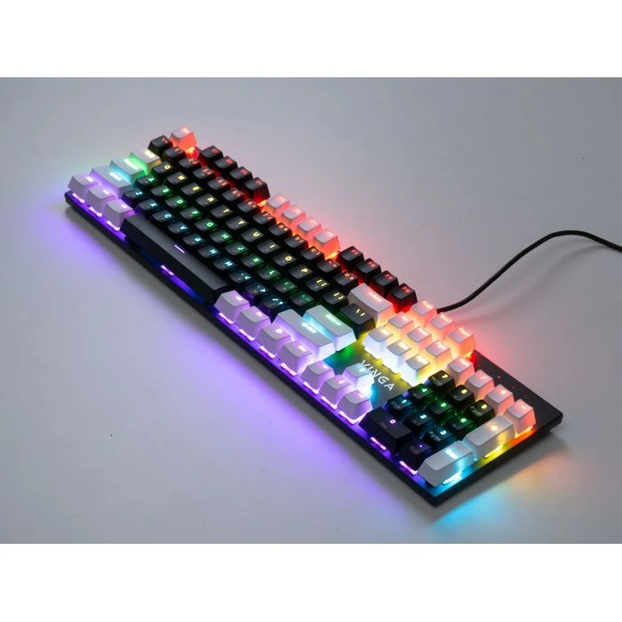 Vinga KBGM-095 LED Orange Switch USB White/Black (KBGM-095Y White/Black) (UA)