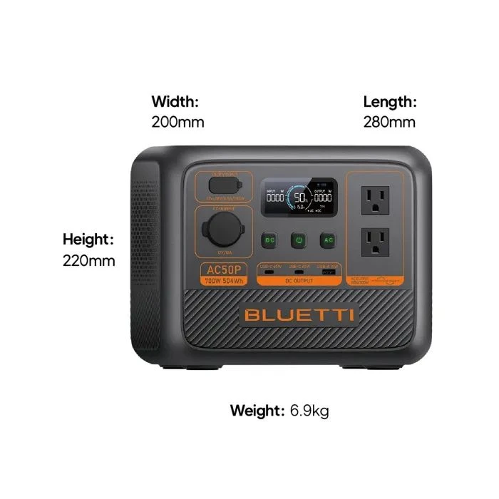 Зарядная станция BLUETTI AC50P 700W 504Wh (AC50P) (UA)