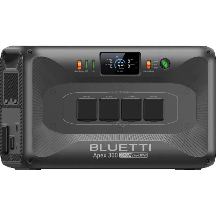 Зарядна станція BLUETTI Apex 300 3840W 2764.8Wh (APEX300) (UA) Ємність акумулятора: 2764 Вт*год;