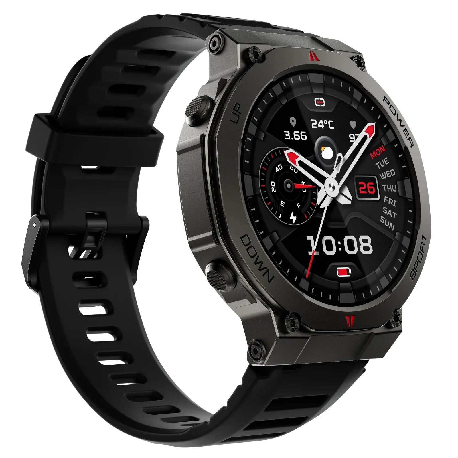Смарт-годинники Black Shark GS3 Ultra BS-W2415 Black Бренд: Black Shark; iOS: є; Android: є; Типи