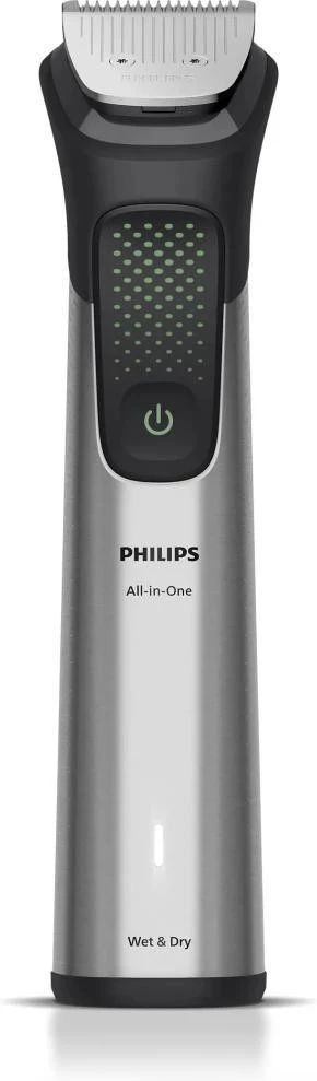 Машинка для стрижки + Триммер для тіла (бодігрумер) Philips Series 9000 MG9558/15 Gray Бренд: Philips; Кількість насадок: 20;