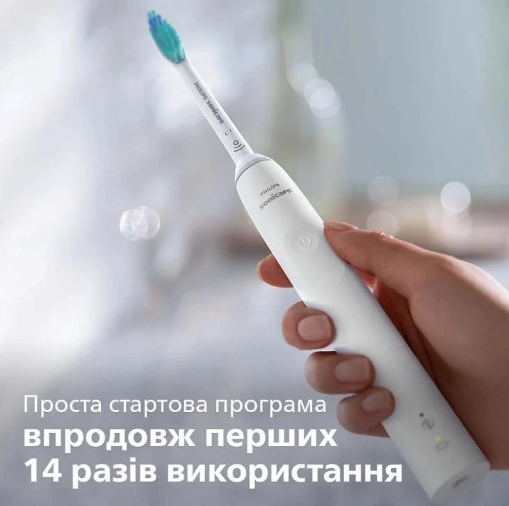 Электрическая зубная щетка Philips Sonicare 3100 series HX3673/13 White