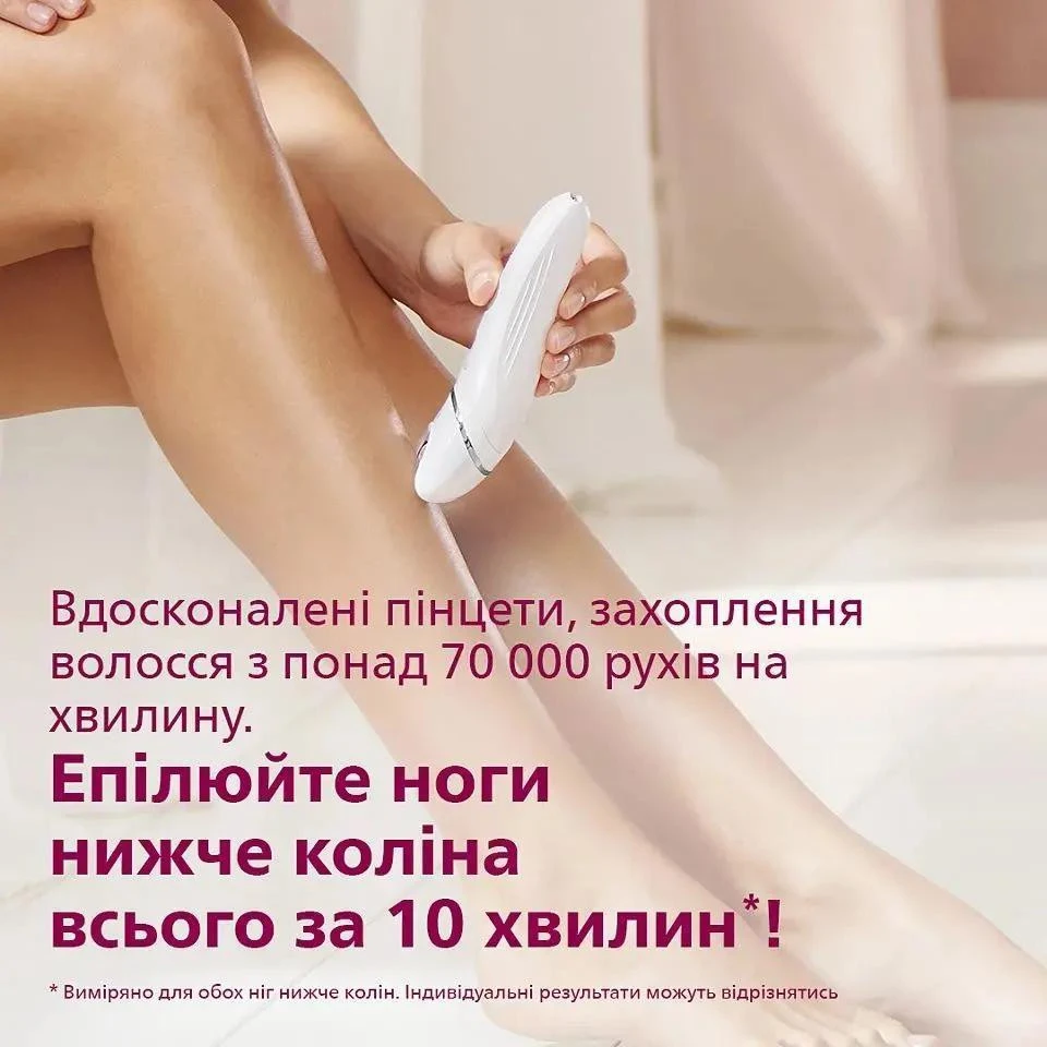 Епілятор Philips 8000 series BRE735/00 White